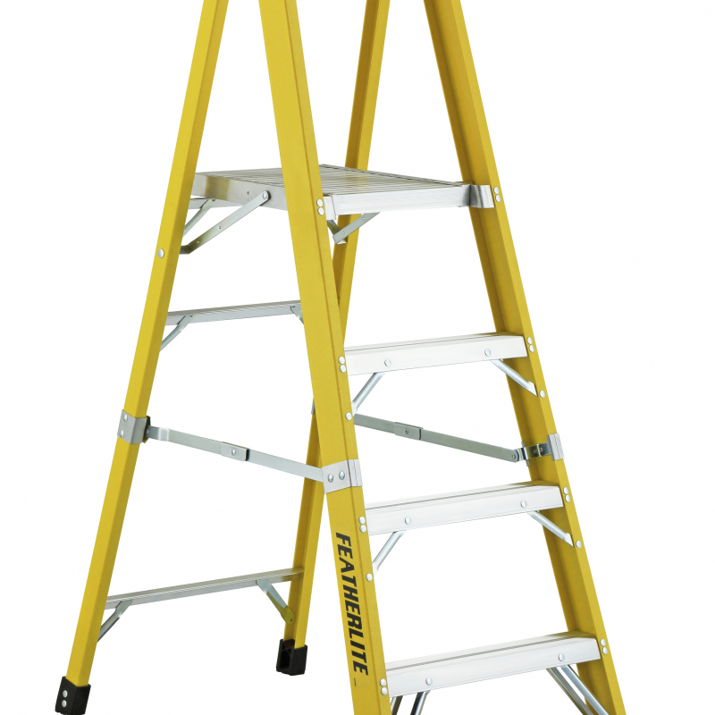 12' Extra Heavy Duty Platform Step Ladder #6512