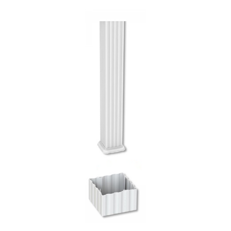 8"x9' Square Fluted Column
