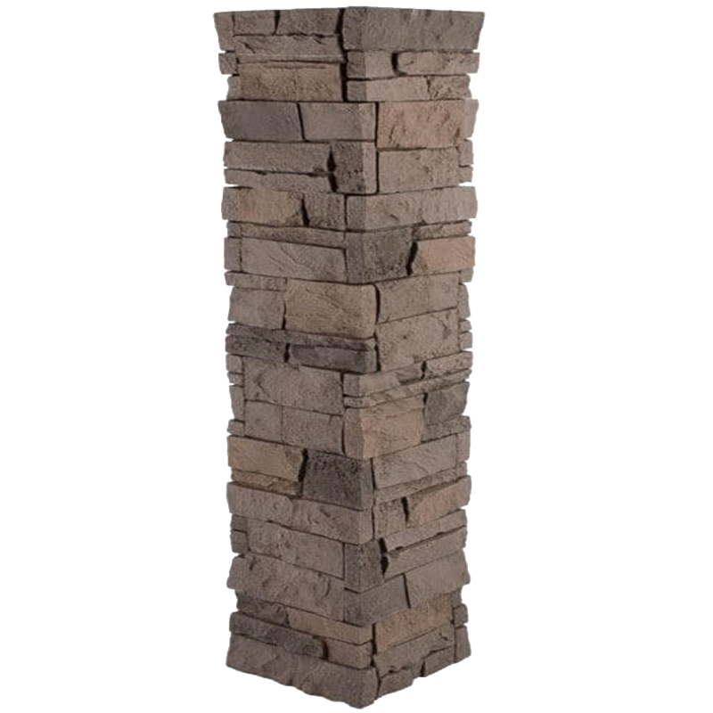 GenStone Stacked Stone Pillar
